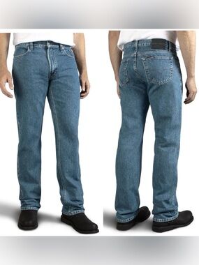 Harley-Davidson Jeans Men’s 38x32 Blue Bootcut Denim Biker Motorcycle